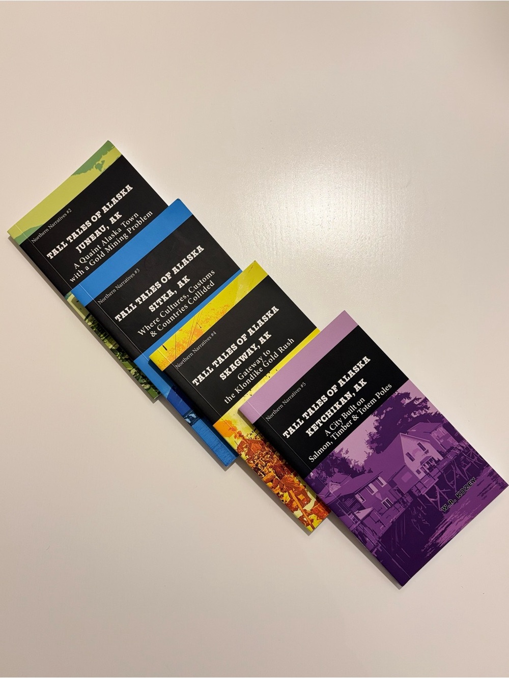 4-Book Tall Tales of Alaska Paperback Set by W.R. Kozey | Juneau, Sitka, Skagway